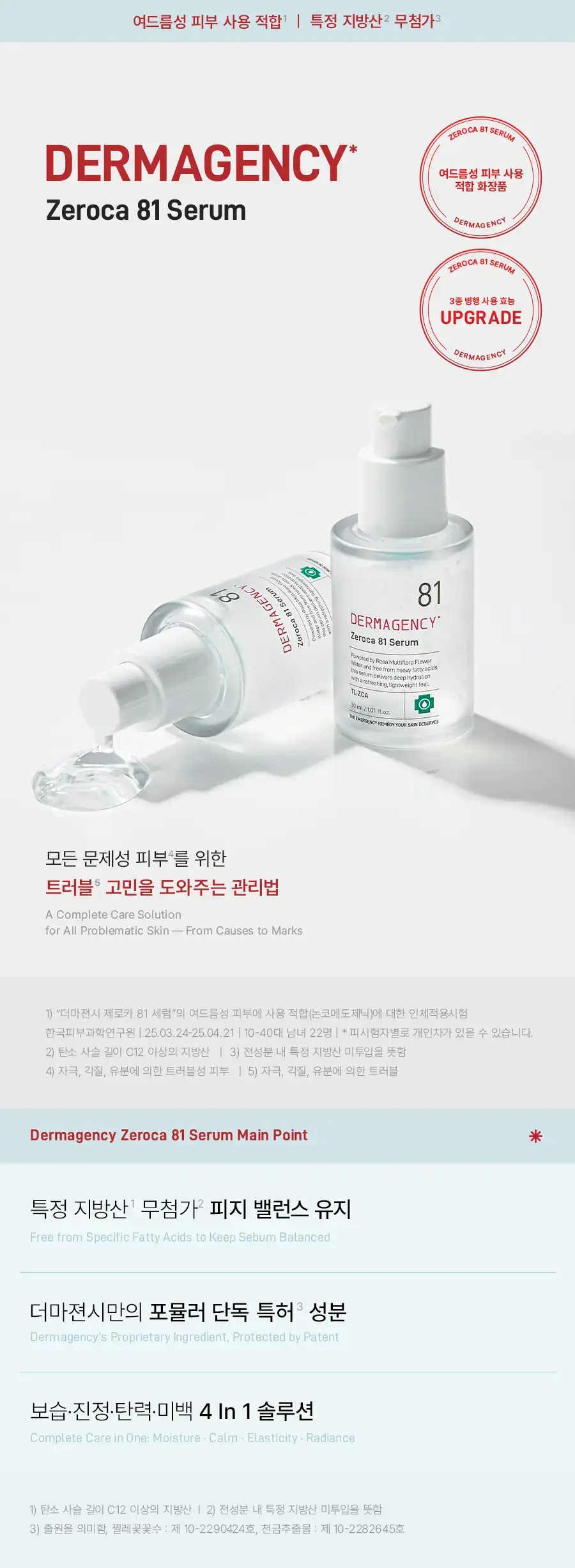 [트러블OUT세럼] 더마젼시 제로카 81 세럼 30ml 상세페이지 3